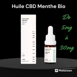 Huile sublinguale CBD "Menthe bio"